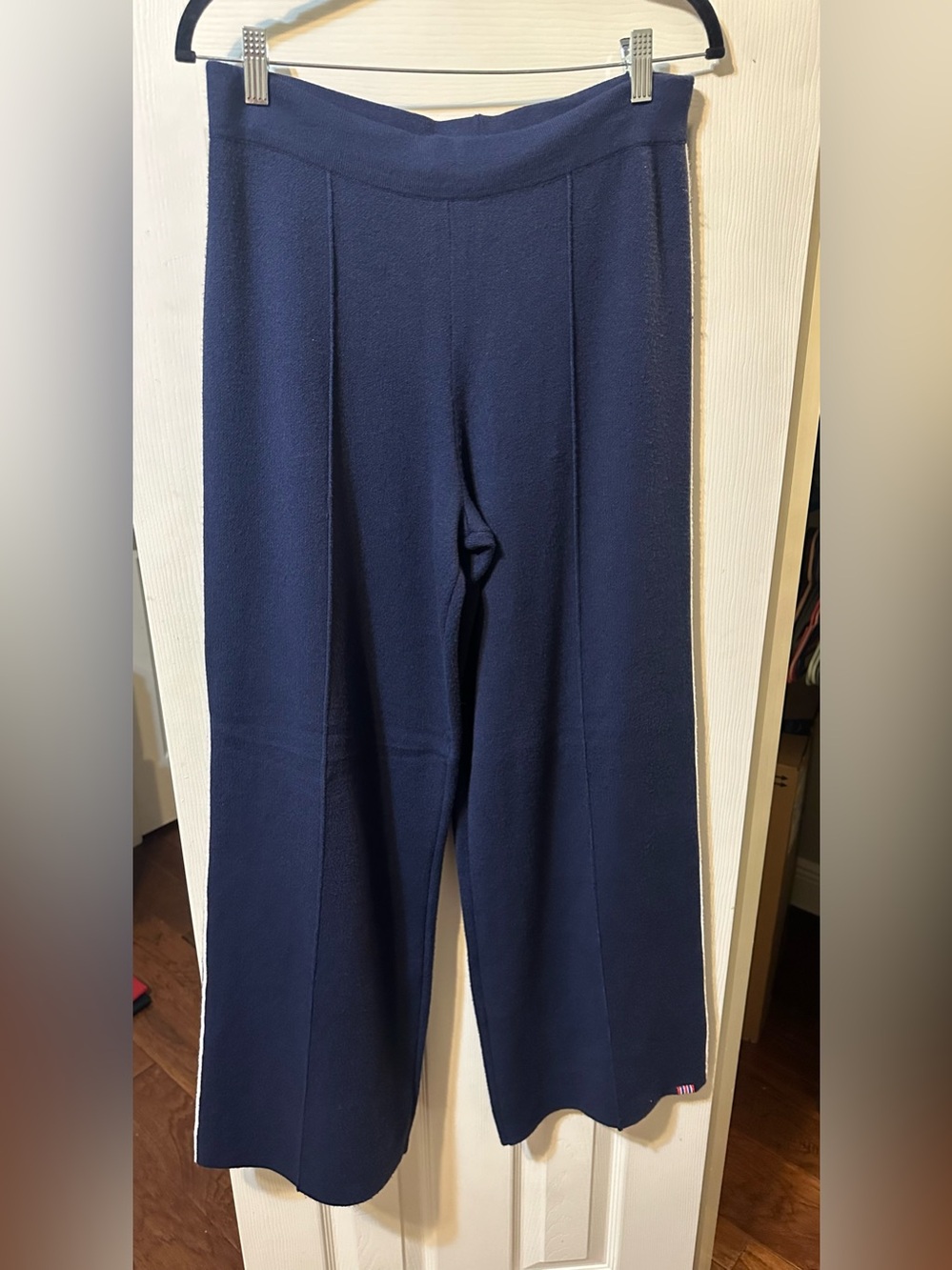 NWOT! Navy Blue K.Swiss Sports Wide-Leg Knit Pantd